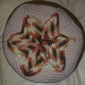 Chill Room Crochet Pillow